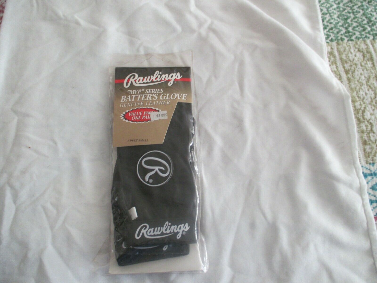 RAWLINGS  ADULT MVP  SERIES  BATTING GLOVES (BLACK) (SOLD IN PAIRS)