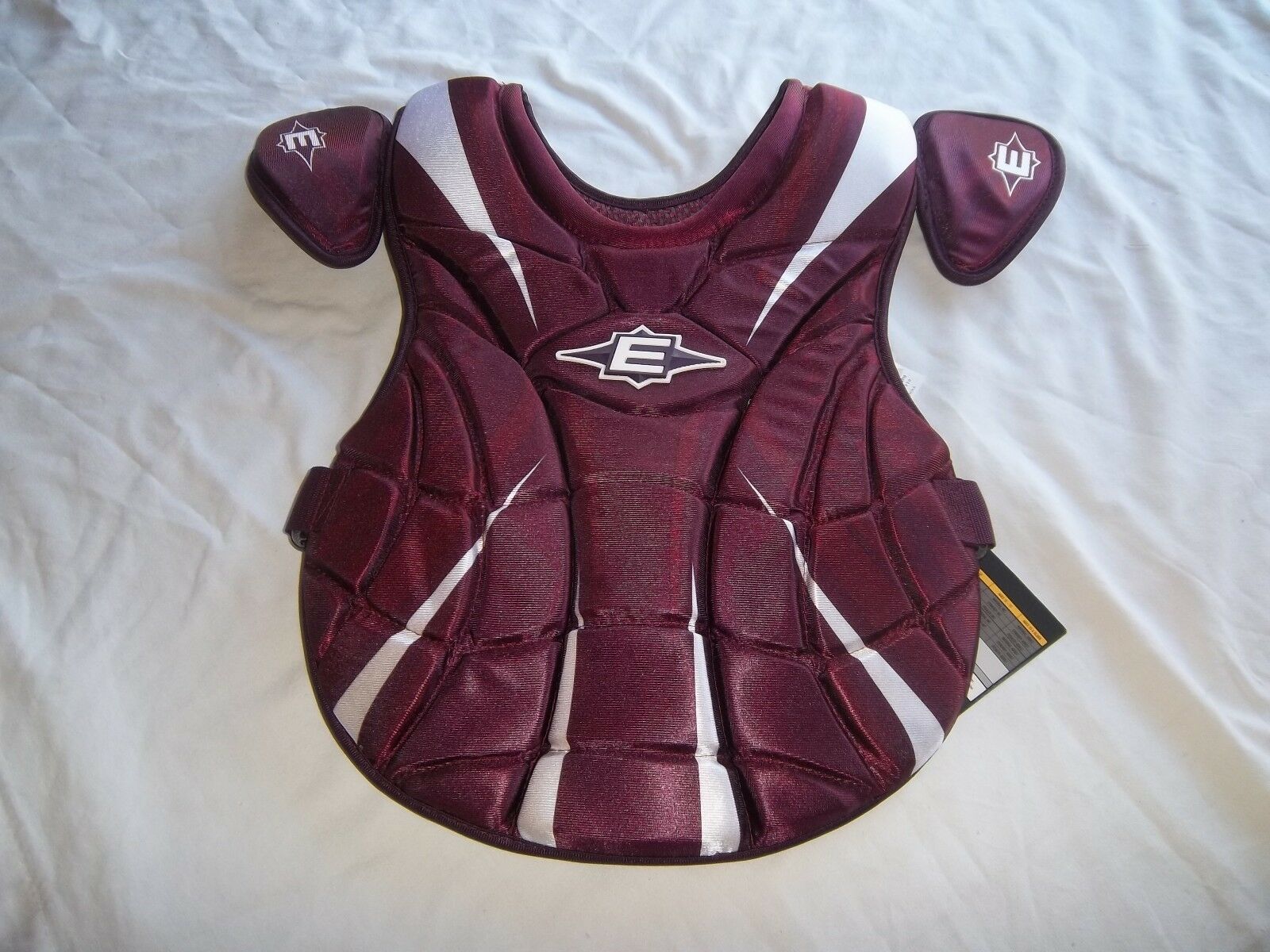 EASTON SYNERGY FASTPITCH SOFTBALL  CHEST PROTECTOR-MAROON ONLY