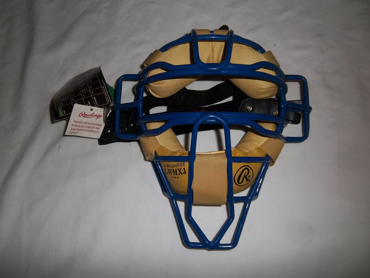 RAWLINGS RWMX-J JUNIOR CATCHERS BASEBALL/SOFTBALL FACE MASK WITH STRAP –  Athletics Galore