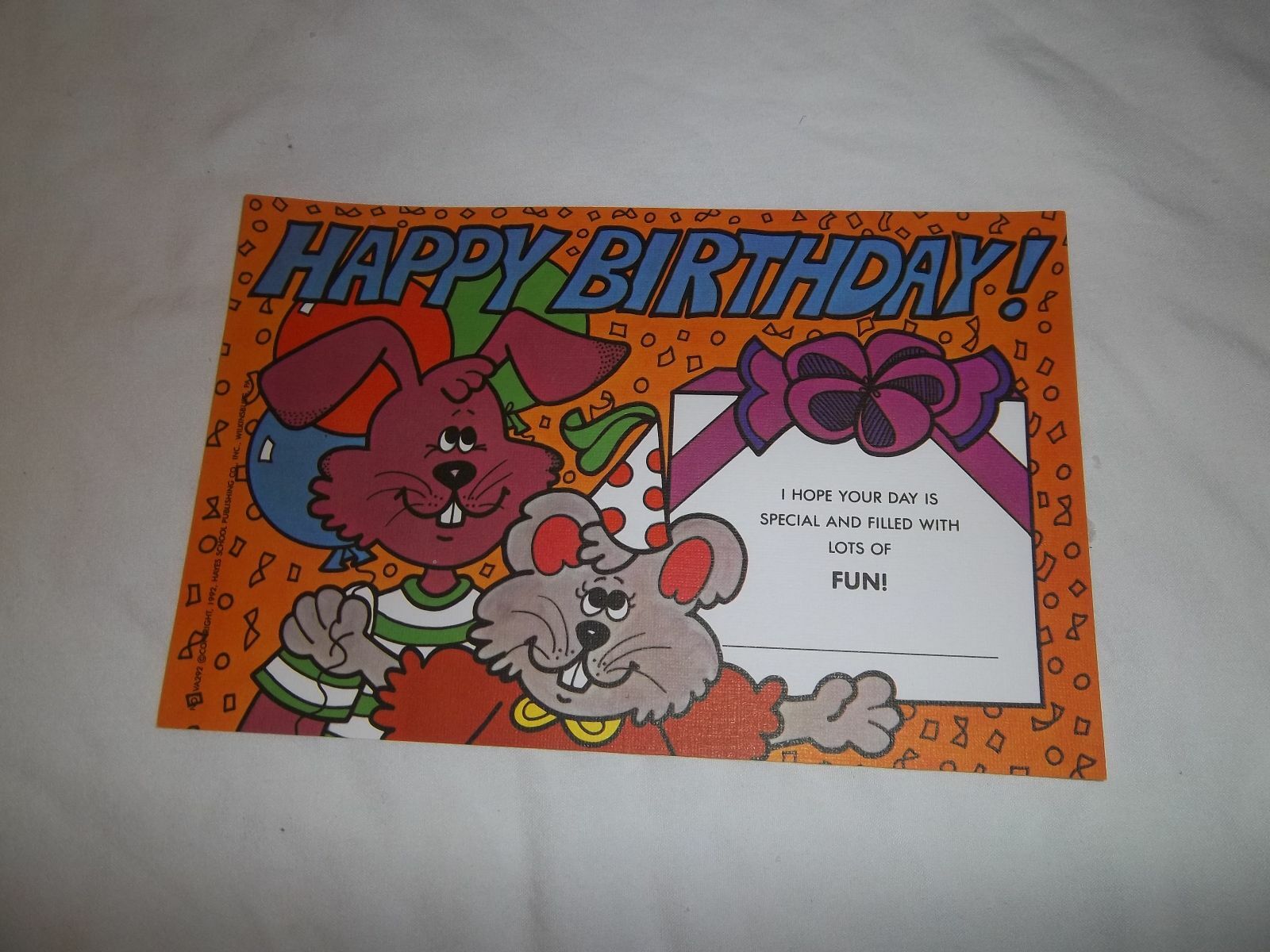 HAYES HAPPY BIRTHDAY   CERTIFICATES (PACK OF 25)