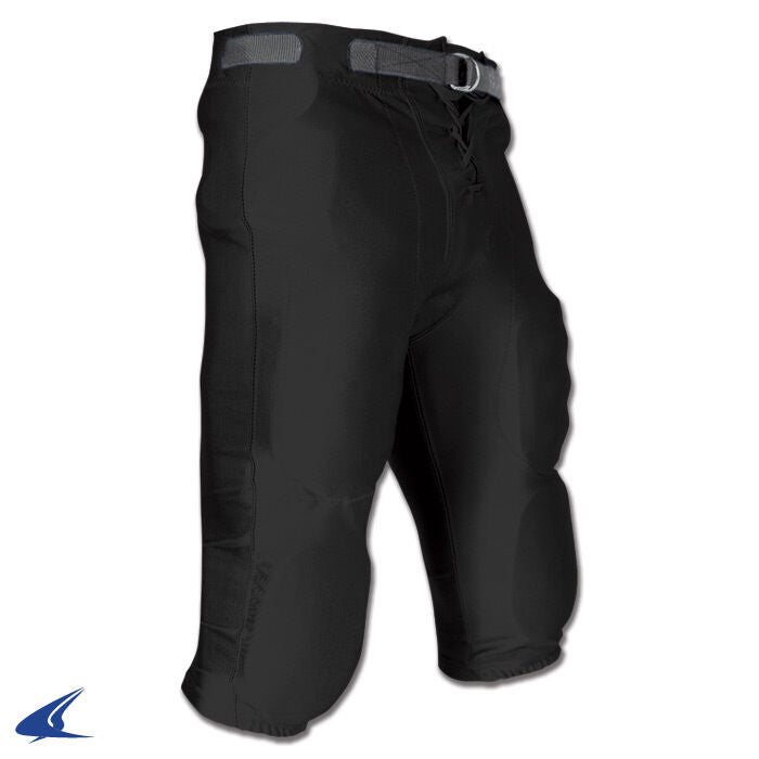 CHAMPRO FPC INTEGRATED YOUTH/ADULT FOOTBALL  PANTS - BLACK ONLY