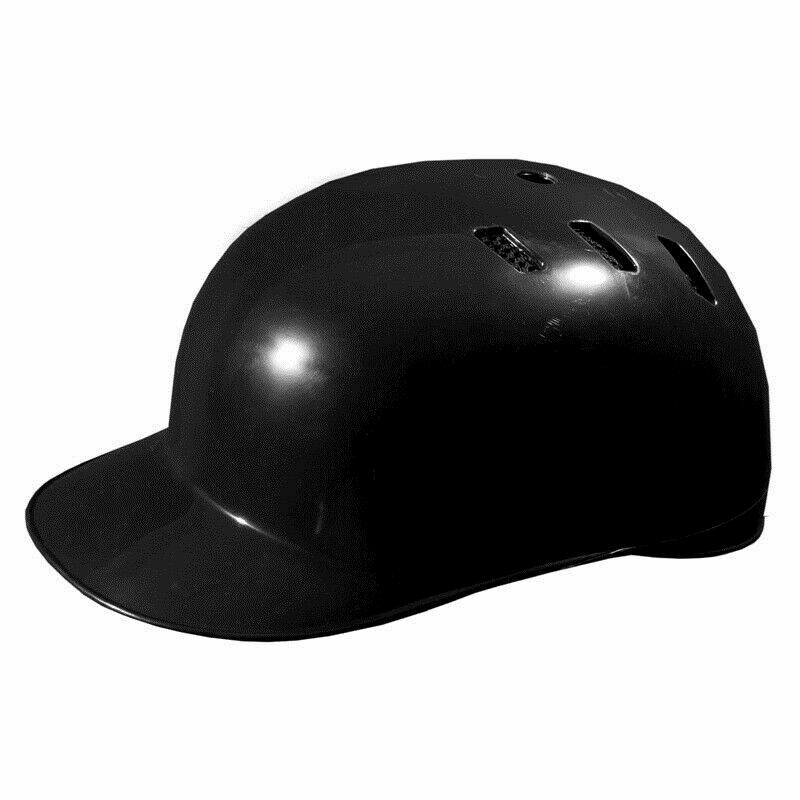 DIAMOND SPORTS  BASEBAL LCATCHER/BASE COACH SKULL CAP (BLK ONLY IN VAR. SIZES)