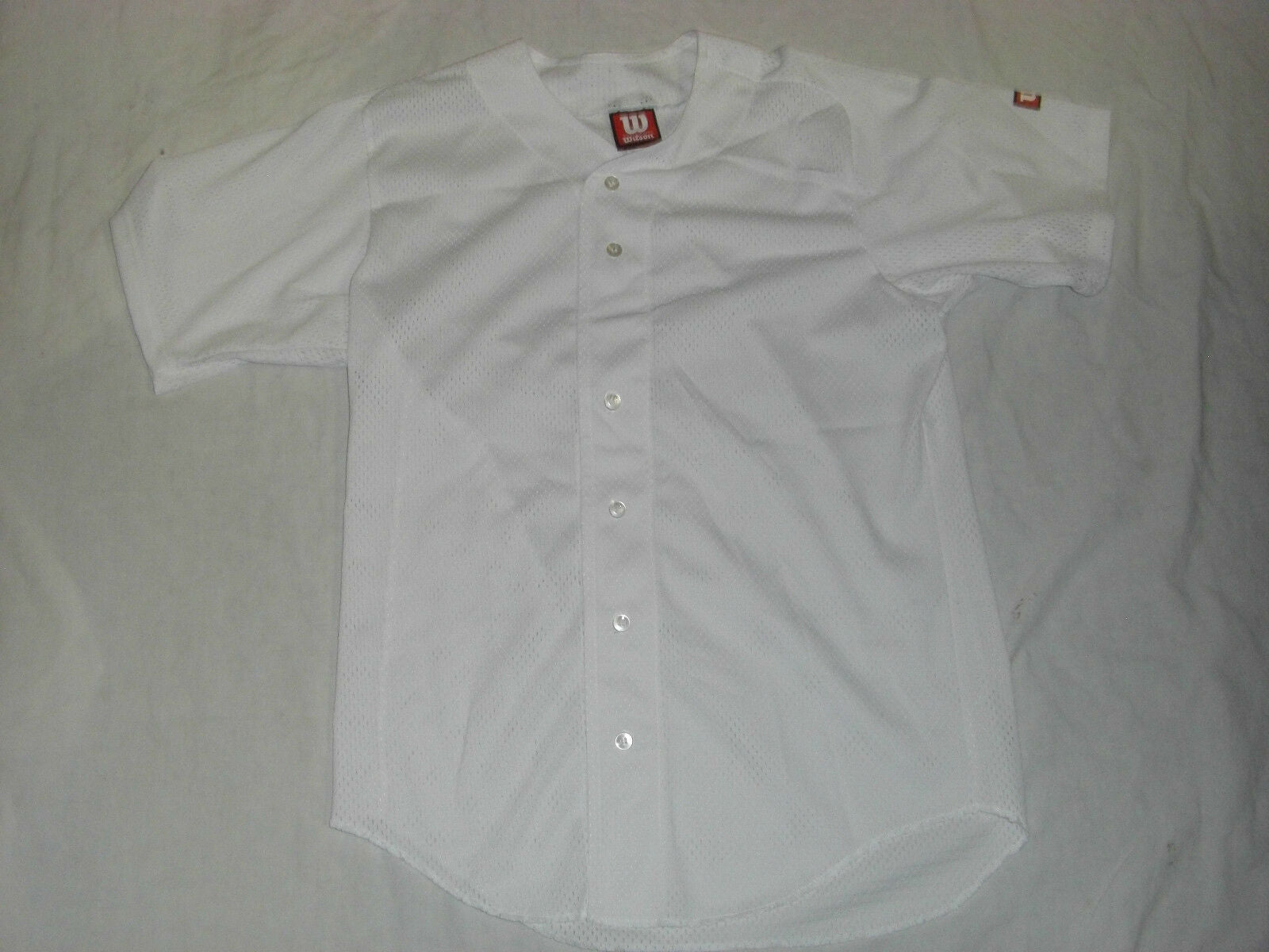 WILSON A4817ADULT/A4783YOUTH   FULL BUTTON MESH BASEBALL/SOFTBALL JERSEYS