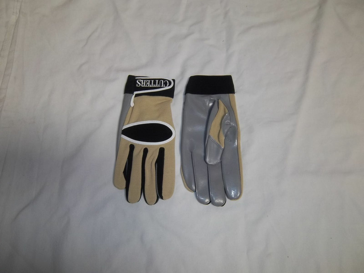 Grey cutters football outlet gloves