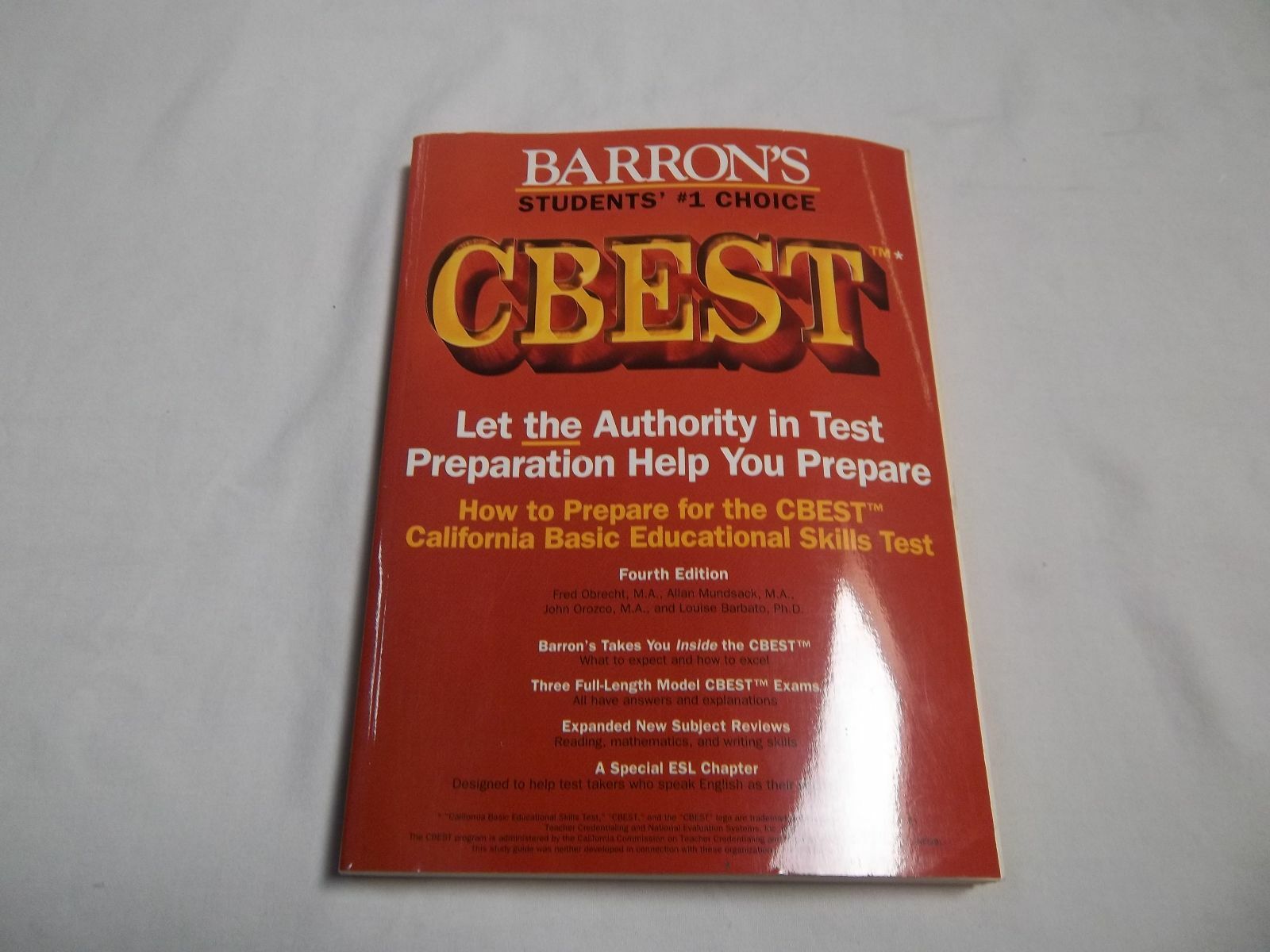 BARRON'S CBEST WORKBOOK