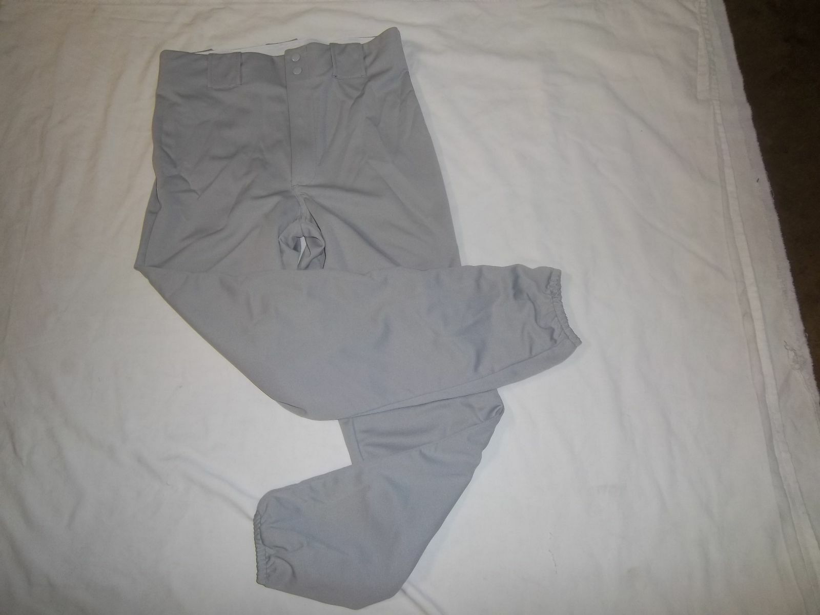 TEAMWORK 8210  SILVER GRAY YOUTH MEDIUM WEIGHT BASEBALL PANTS