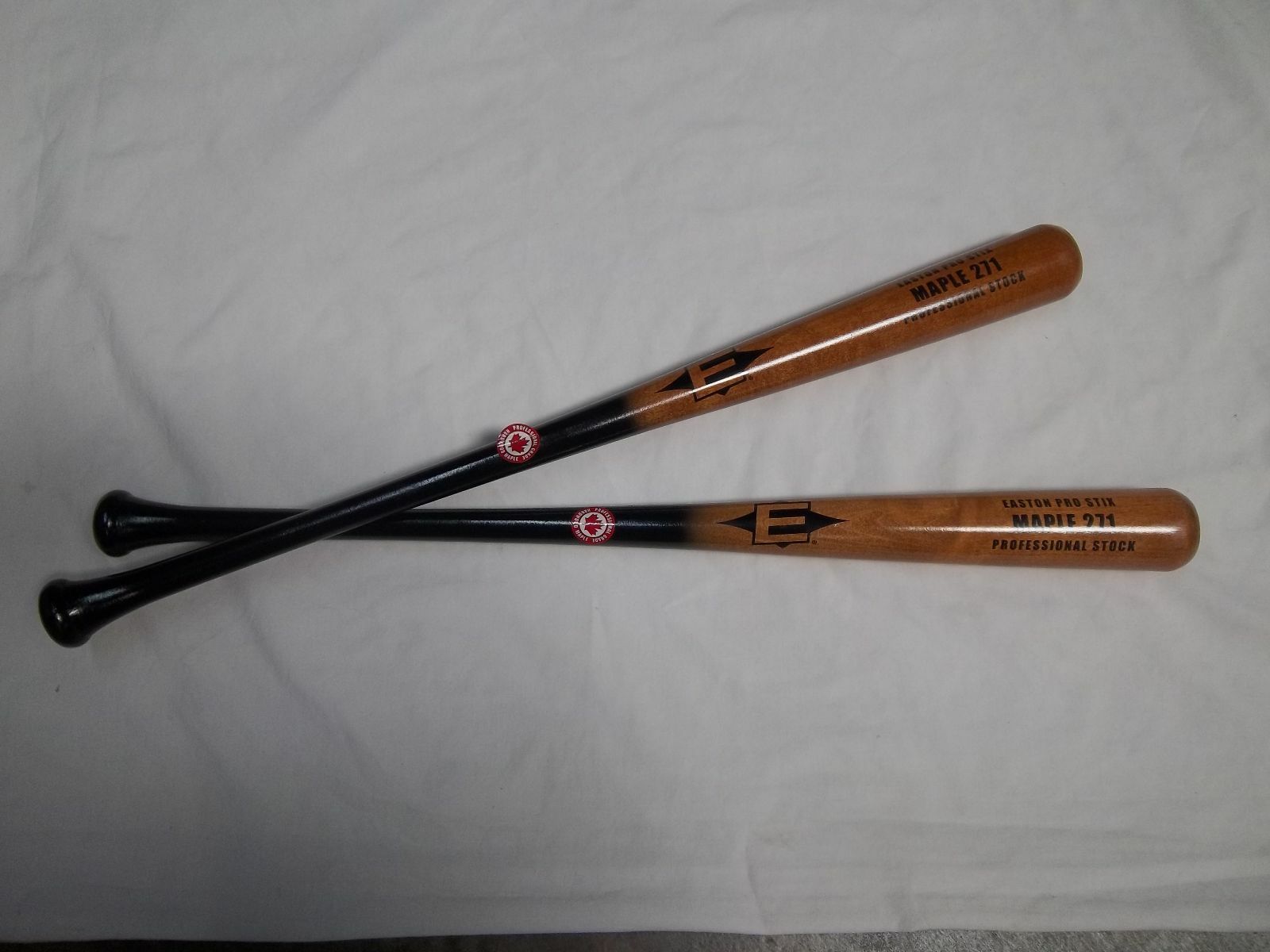 EASTON PRO STIX MAPLE 271 WOOD BASEBALL BAT - BLACK/KODIAK