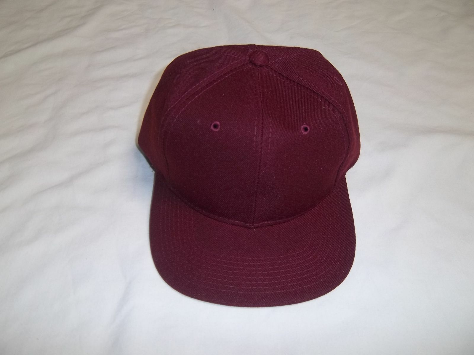 OUTDOOR 301 WOOL/ACRYLIC BASEBALL CAP MAROON  ONE SIZE FITS (SNAP BACK)
