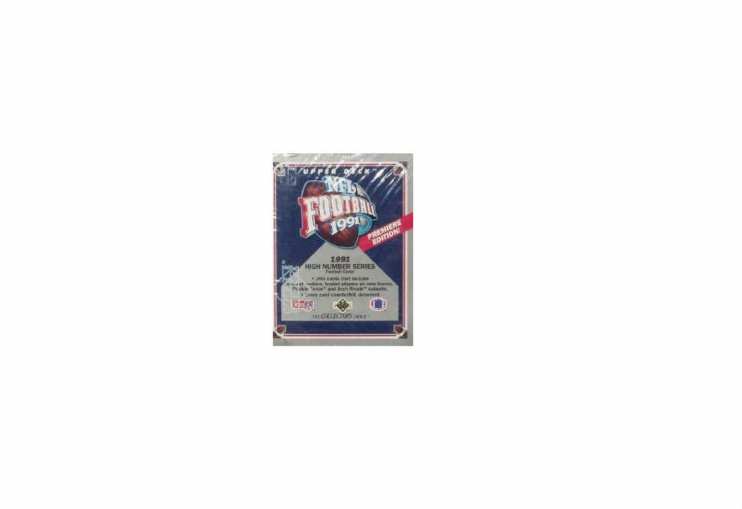 UPPER DECK  1991 PREMIERE EDITION HIGH # SERIES FOOTBALL CARD SET OF 200 CARDS