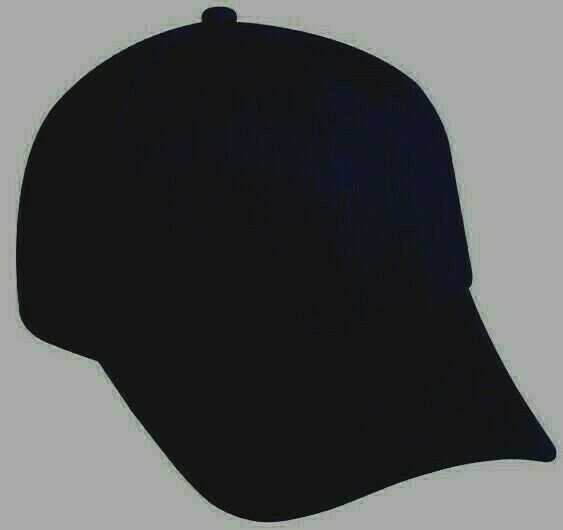OUTDOOR   BLACK UMPIRE CAP 2 1/2 