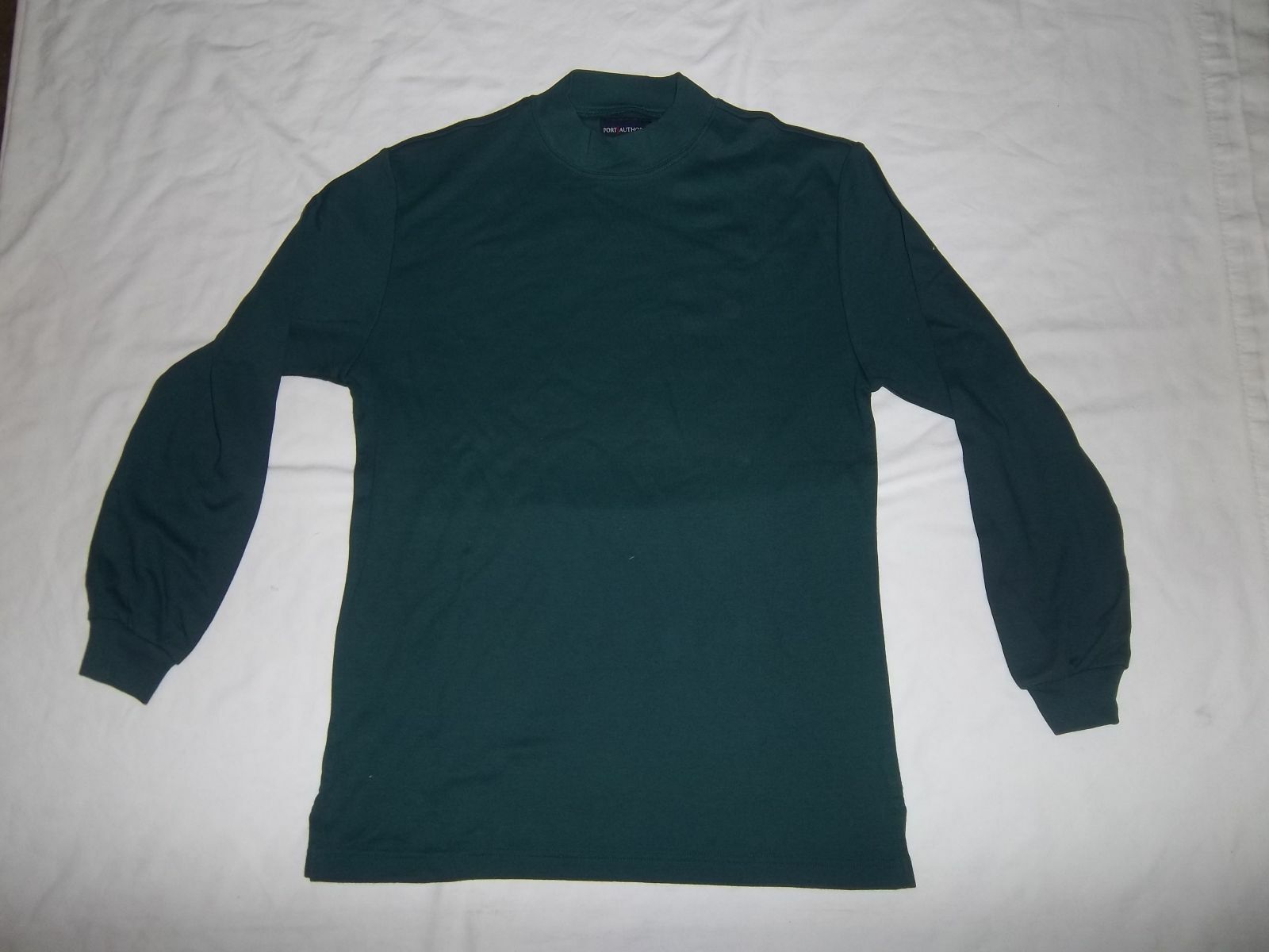 PORT AUTHORITY MOCK TURTLE NECK LONG SLEEVE SHIRT (VARIOUS SIZES AND COLORS)
