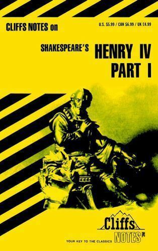 CLIFFS NOTES SHAKESPEARE'S  HENRY IV PART 1