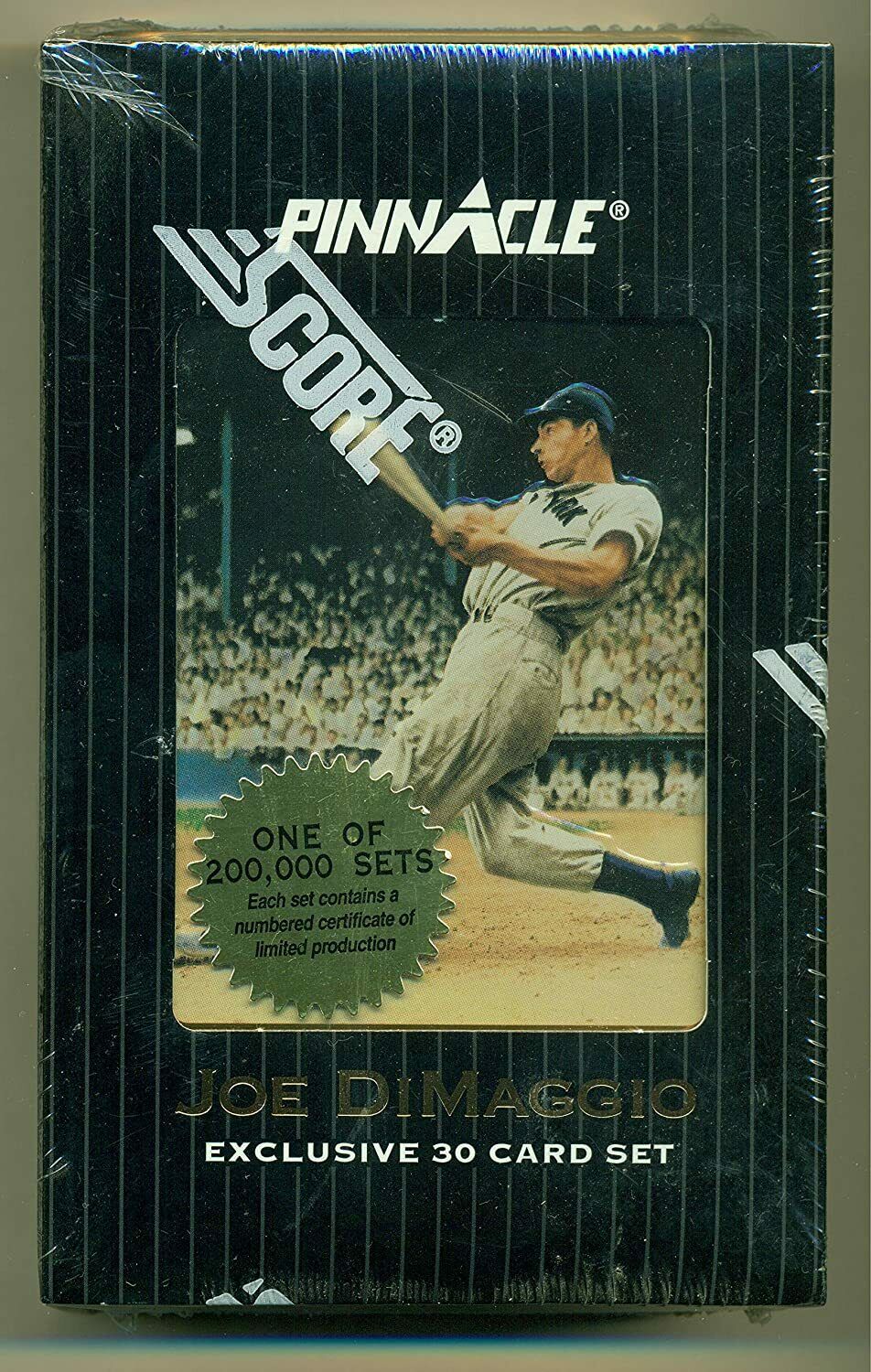 1993 Pinnacle Joe Dimaggio Exclusive 30 Card Commemorative Set Sealed with COA