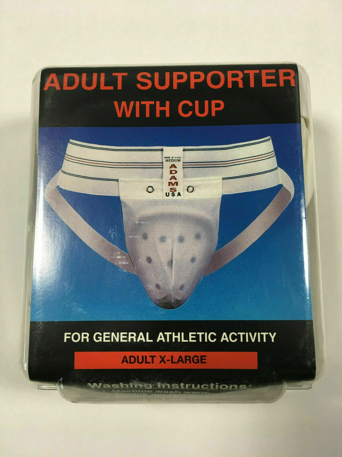 ADAMS 1002 SUPPORT WITH HARD CUP (VARIOUS SIZES)