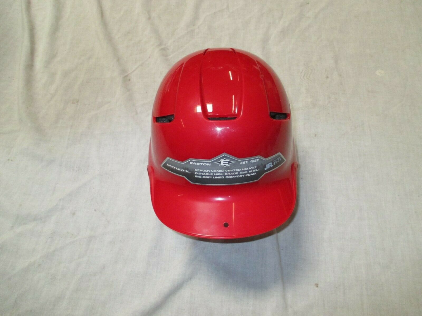Eason Natural  Batting Helmet w/ Mask Jr-red Gloss