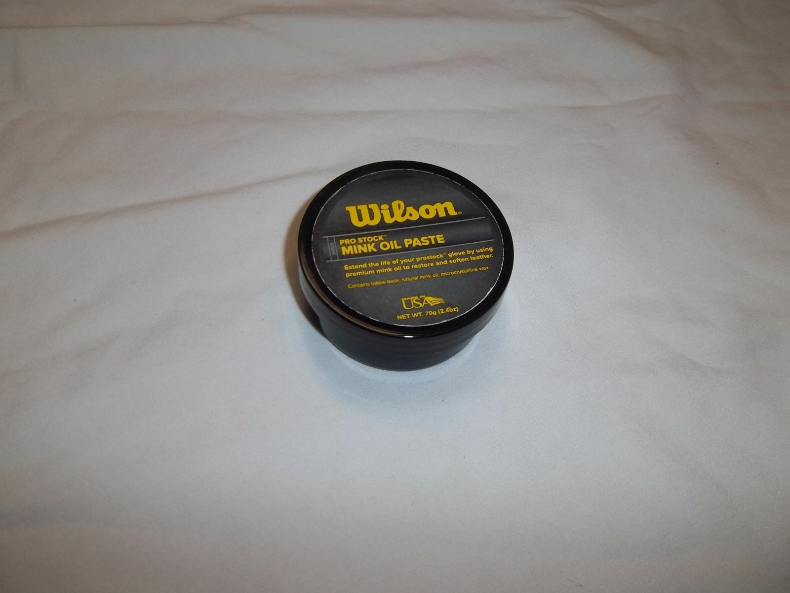 WILSON PRO STOCK MINK OIL PASTE