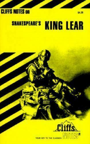 CLIFFS NOTES SHAKESPEARE'S  KING LEAR