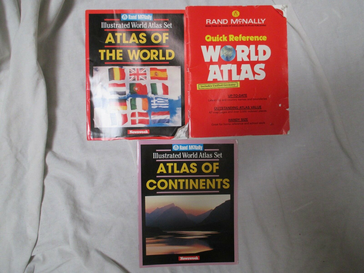 Rand Mcnally Atlas Of Continents Atlas Of The World Quick Reference