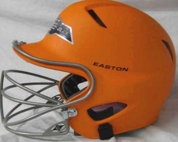 Eason Natural Grip Batting Helmet w/ Mask Jr- Orange