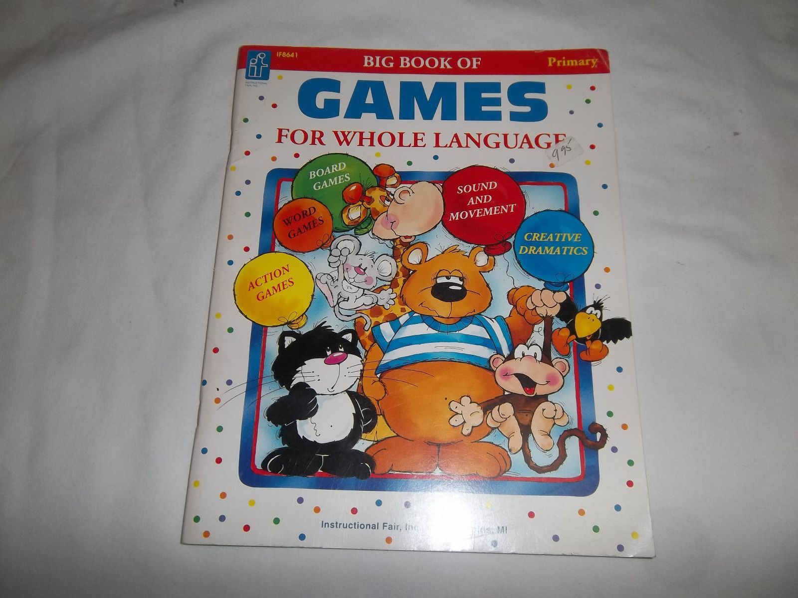 IF 8641 BIG BOOK OF GAMES FOR WHOLE LANGUAGE PAPERBACK REPRODUCIBLE
