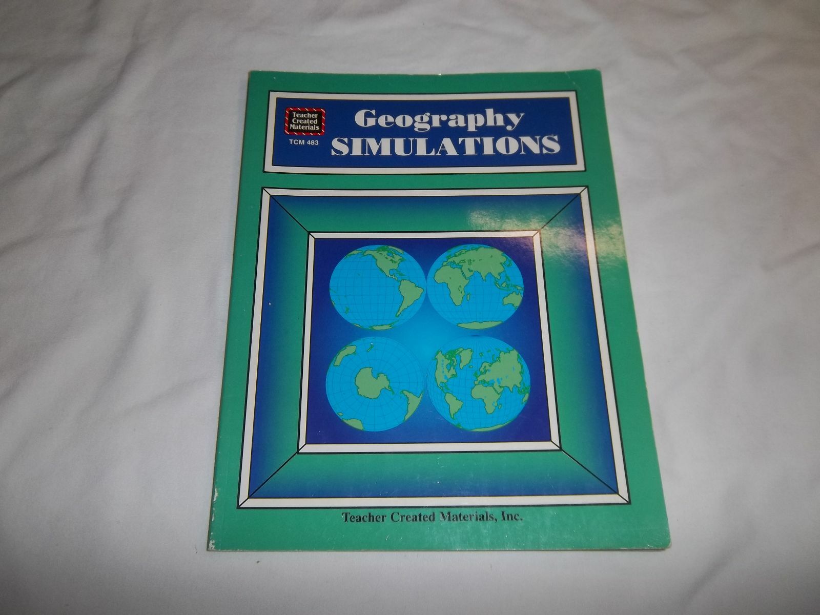 TCM463 GEOGRAPHY SIMULATIONS-PAPERBACK REPRODUCIBLE
