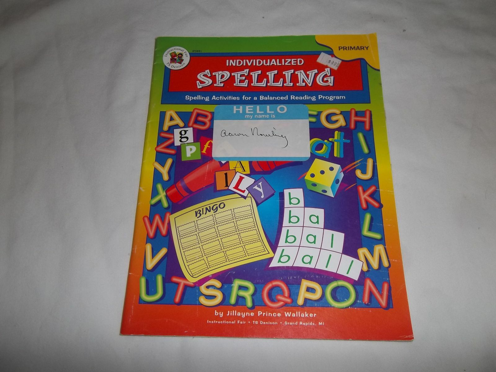 IF5091 INDIVIDUALIZED SPELLING  ACTIVITIES PAPER BACK