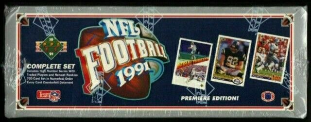 UPPER DECK 1991 PREMIERE EDITION  NFLFOOTBALL COMLETE SET