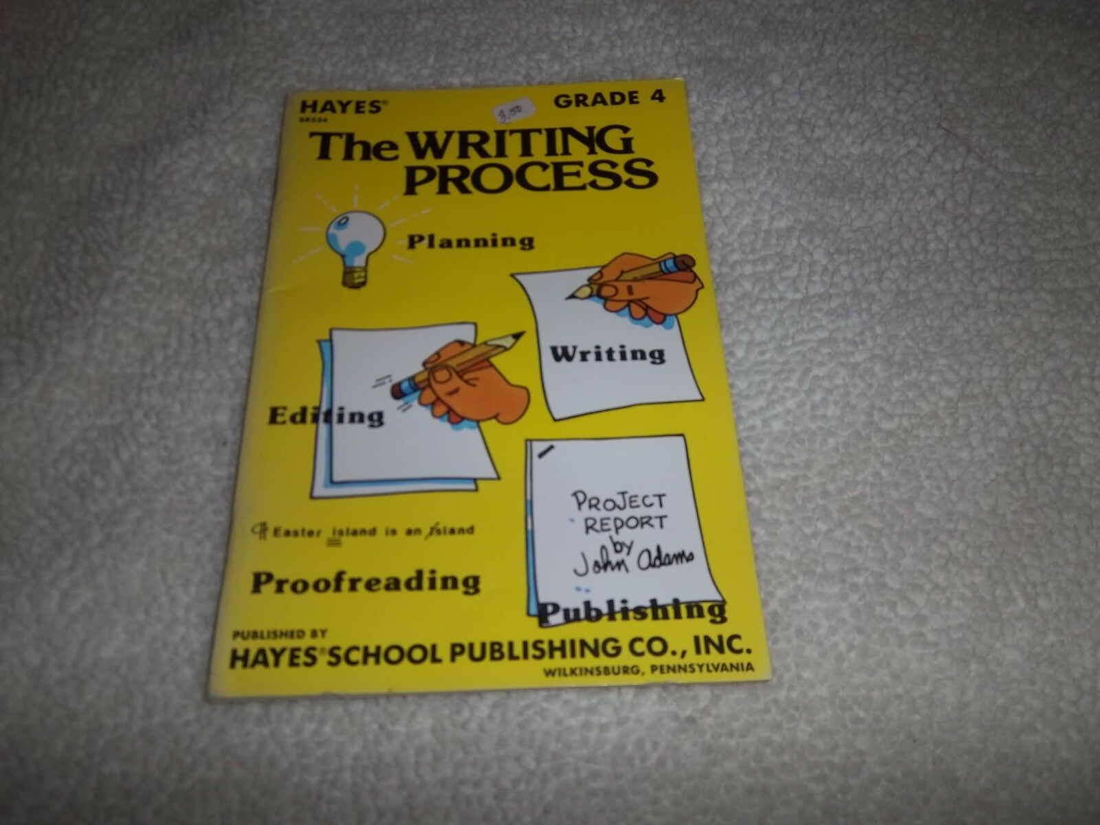 HAYES BR534 THE WRITING PROCESS GRADE 4 WORKBOOK
