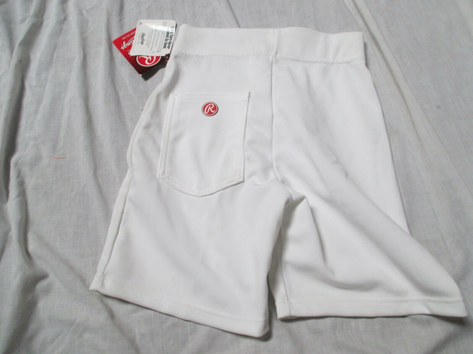 RAWLINGS  WS60 WOMEN'S WHITE COACH'S ATHLETIC SHORT  (VARIOUS  SIZES)