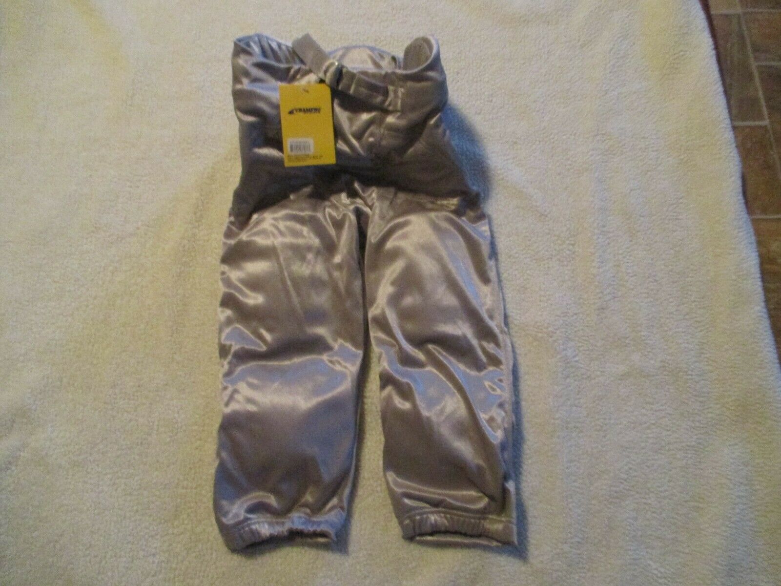 CHAMPRO FPYUS9  YOUTH INTEGRATED SILVER FOOTBALL PANTS