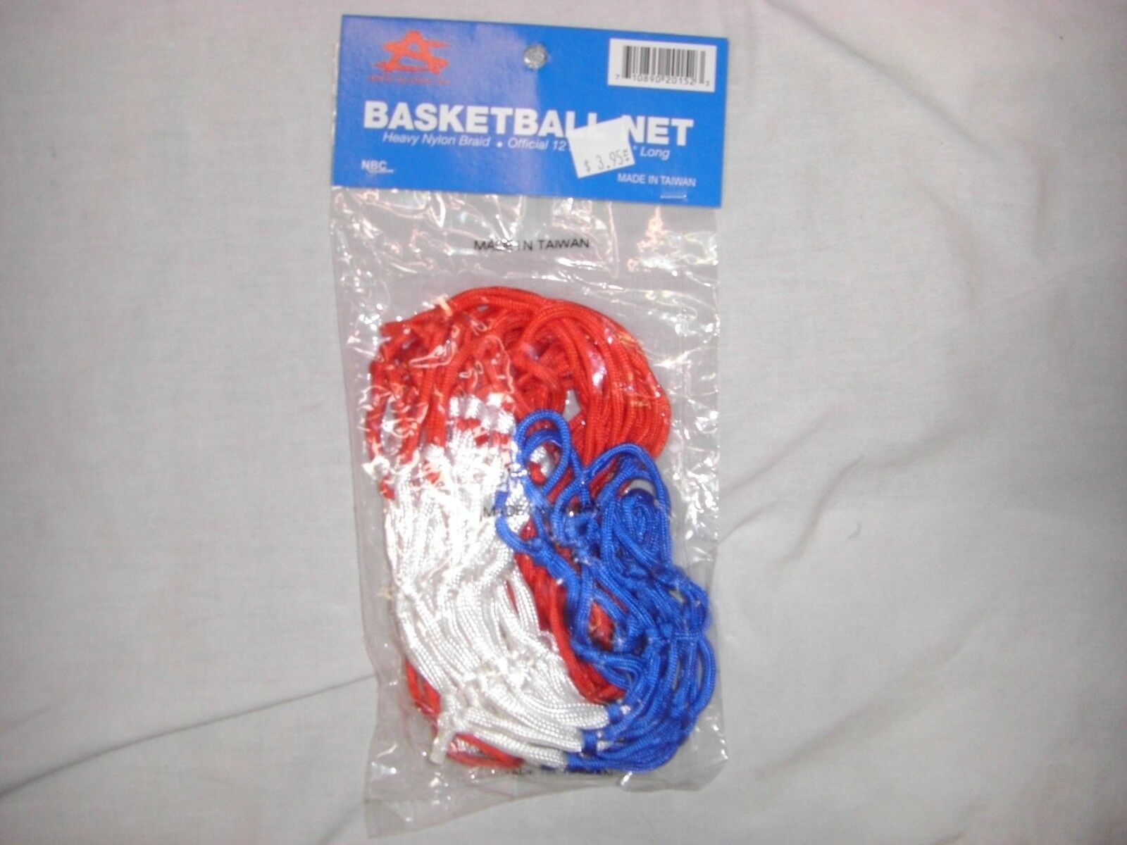 ATHLETIC SPECIALTIES RED/WHITE/BLUE BASKETBALL NET 21