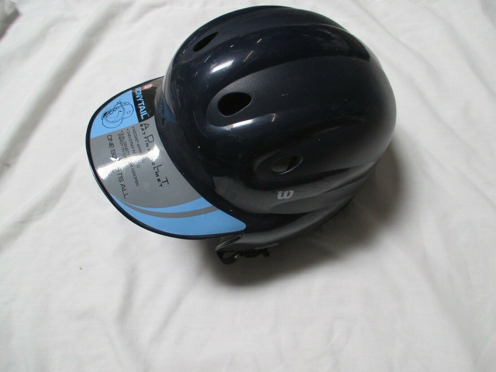 A5260  ADULT NAVY  BATTING HELMET ADJUSTABLE FROM 6 3/4 TO 7 3/4