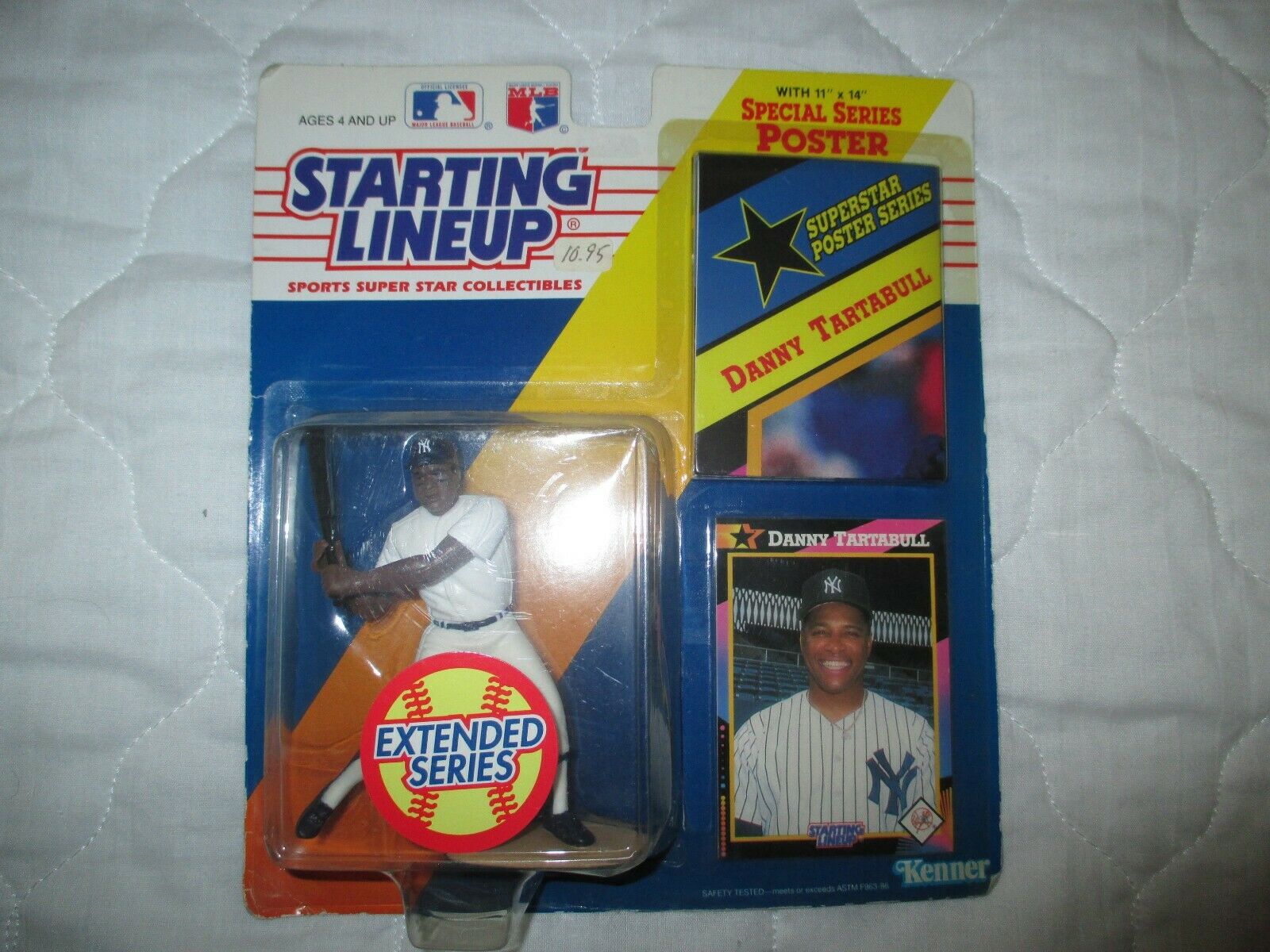 KENNER 1992 STARTING LINEUP -MLB DANNY TARTABULL NEW YORK YANKEES