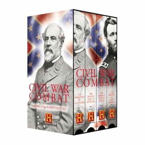 CIVIL WAR COMBAT FOUR VOLUME BOXED SET OF 4 VHS VIDEOS BY THE HISTORY CHANNEL