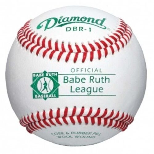 DIAMOND DBR-1 BABE RUTH LEUGUE BASEBALLS SOLD IN DOZENS